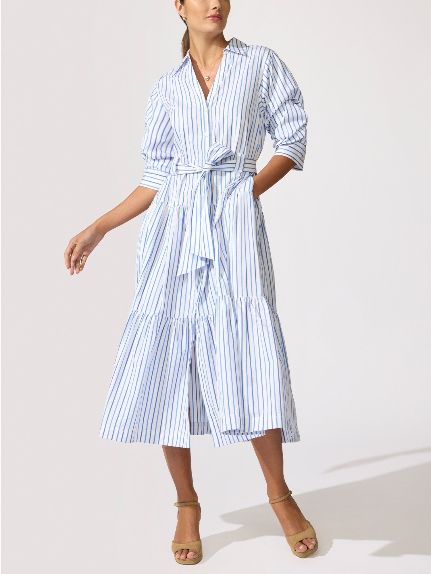 jcp women's dresses Women's Ana Dress in Hampton Stripe | Brochu Walker M