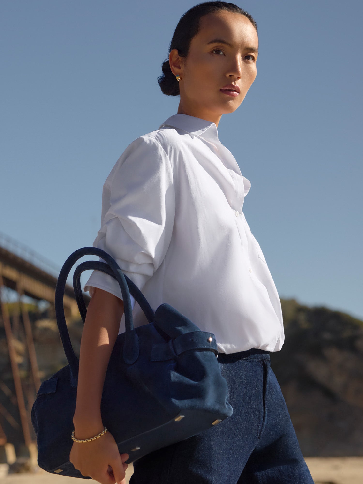 Women's Jade Shirt in Salt White | Brochu Walker