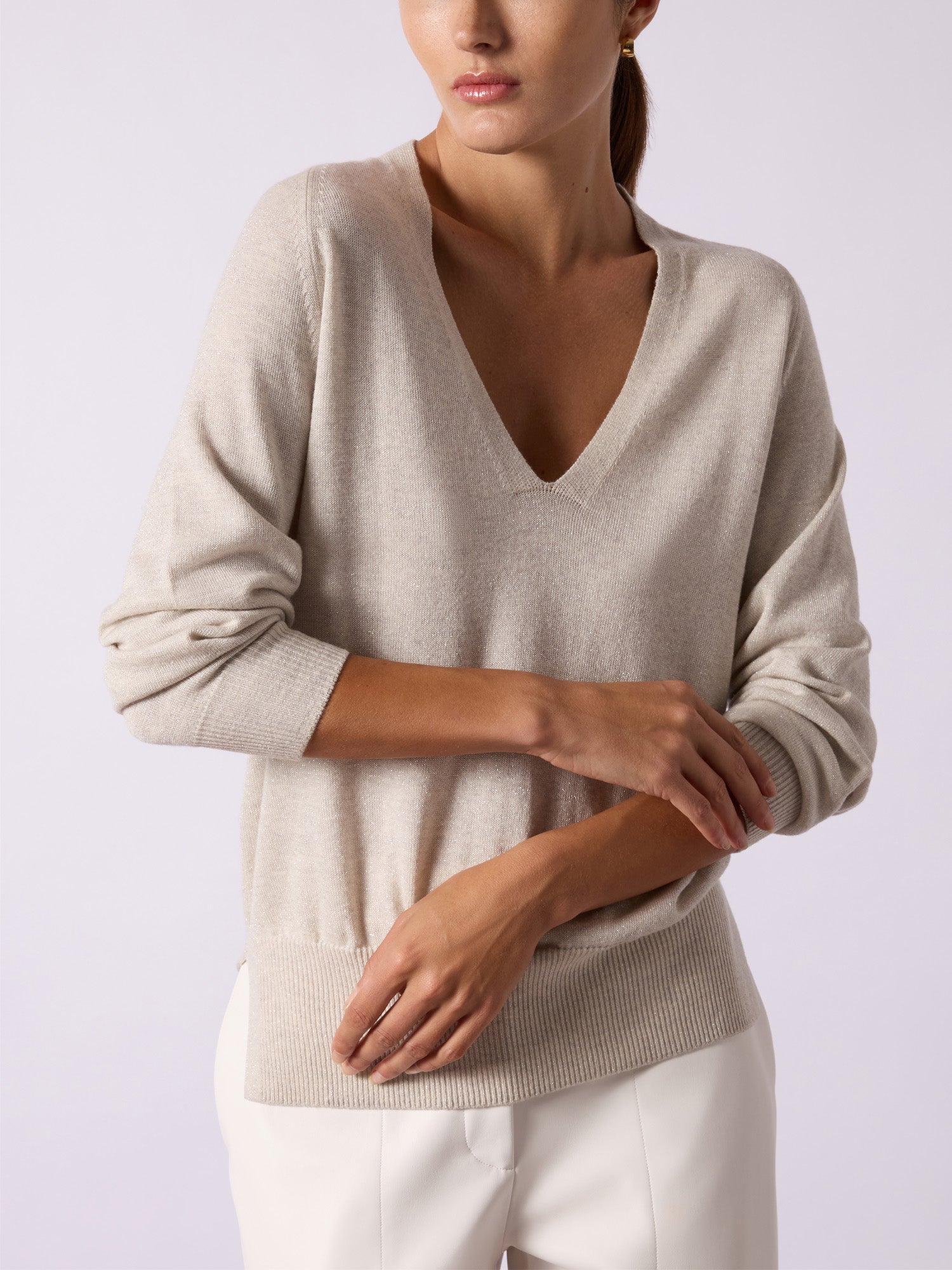 Women's Estelle Vee in Metallic Mist Mélange | Brochu Walker