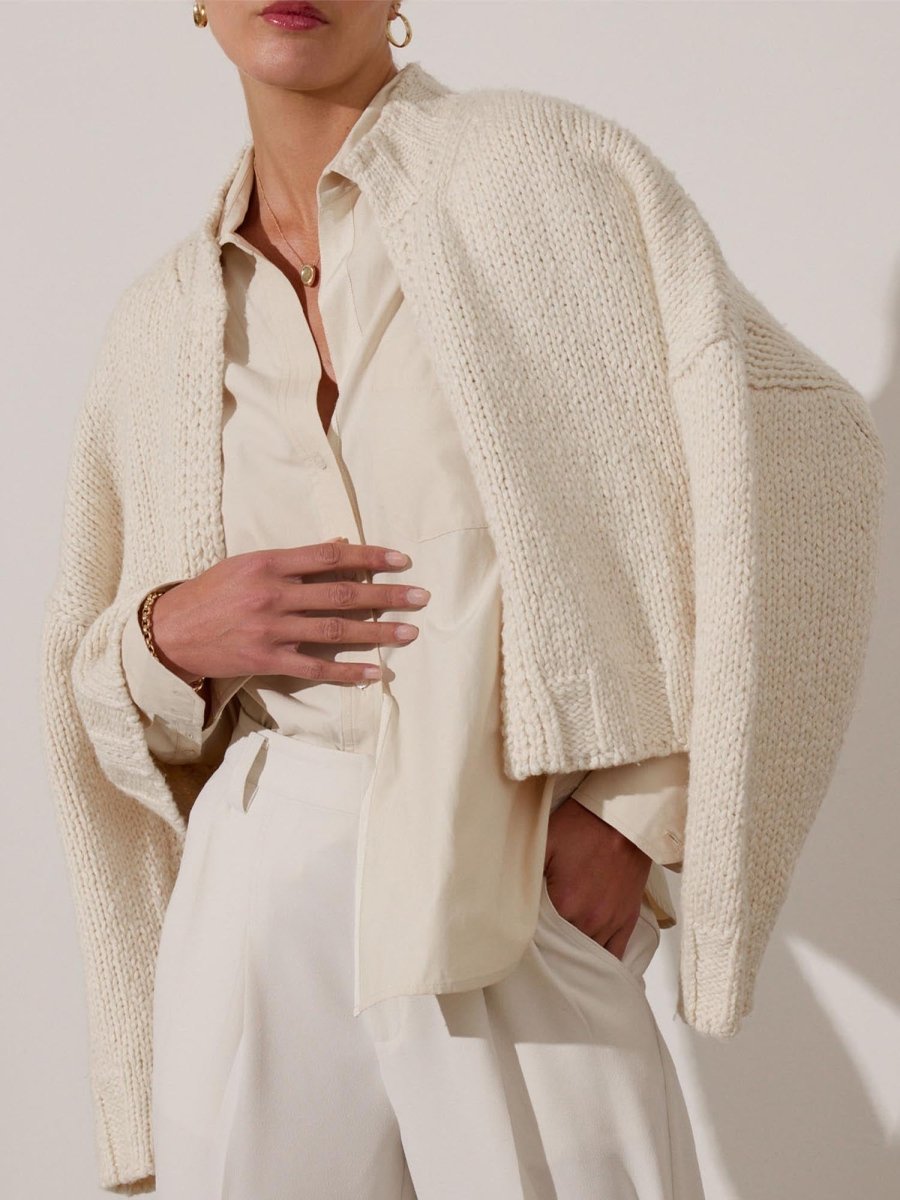 Women's Asher Cardigan in Ivory Brochu Walker