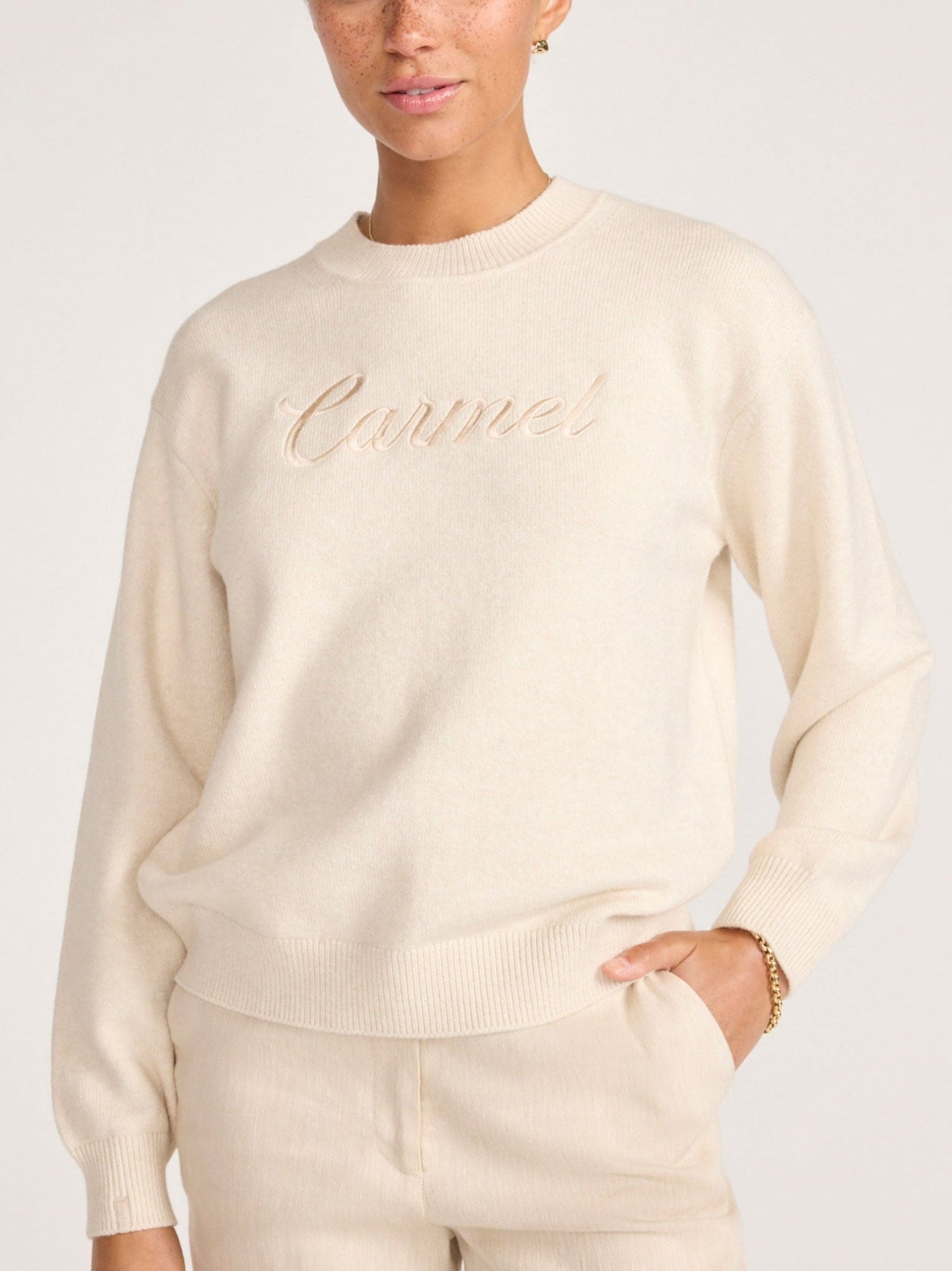 Women's BW Carmel Sweater in Oatmeal Mélange | Brochu Walker