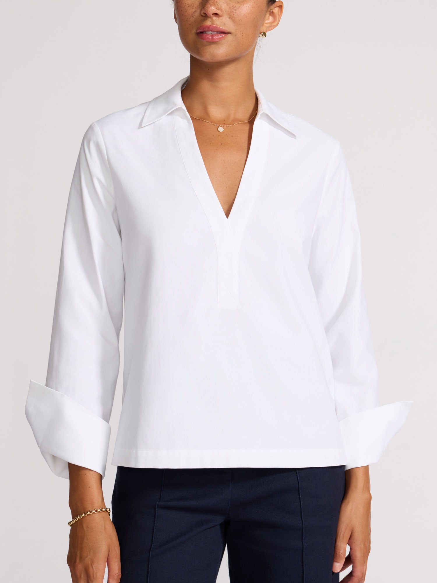 Brochu Walker Women's Eila Popover in Salt White | Brochu Walker