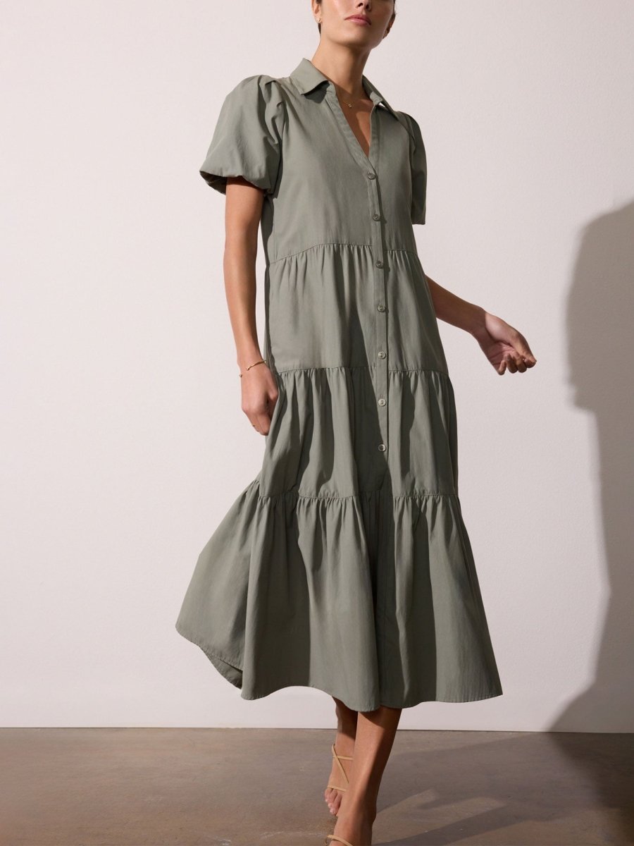 Brochu Walker Havana Dress in Agave, L Brochu Walker Havana Dress in Agave, L