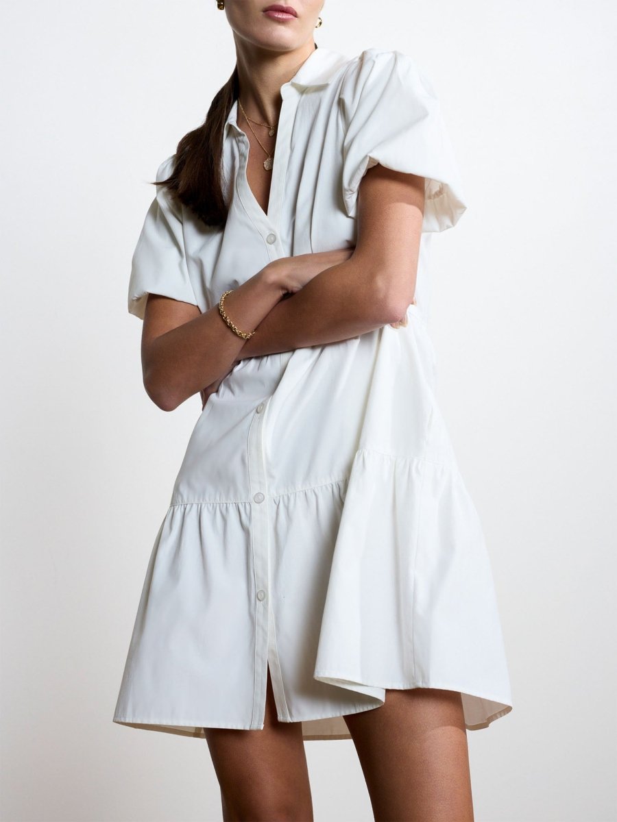 Brochu Walker - Havana Mini Dress in Ivory Large Brochu Walker - Havana Mini Dress in Ivory Large