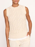 Otto layered beige tank front view