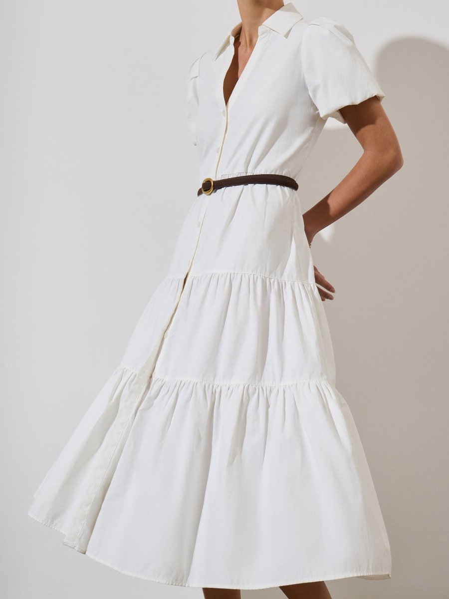 Brochu Walker The Havana Dress - White M Brochu Walker The Havana Dress - White M