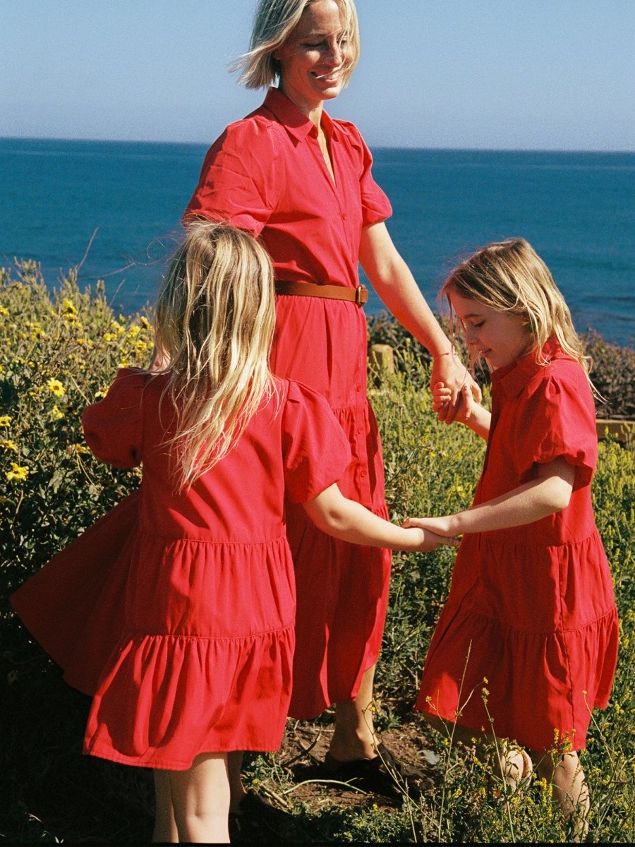 Red Girls Havana Mini Dress Carmine | Brochu Walker 12 | Carmine Red Red Girls Havana Mini Dress Carmine | Brochu Walker 12 | Carmine Red