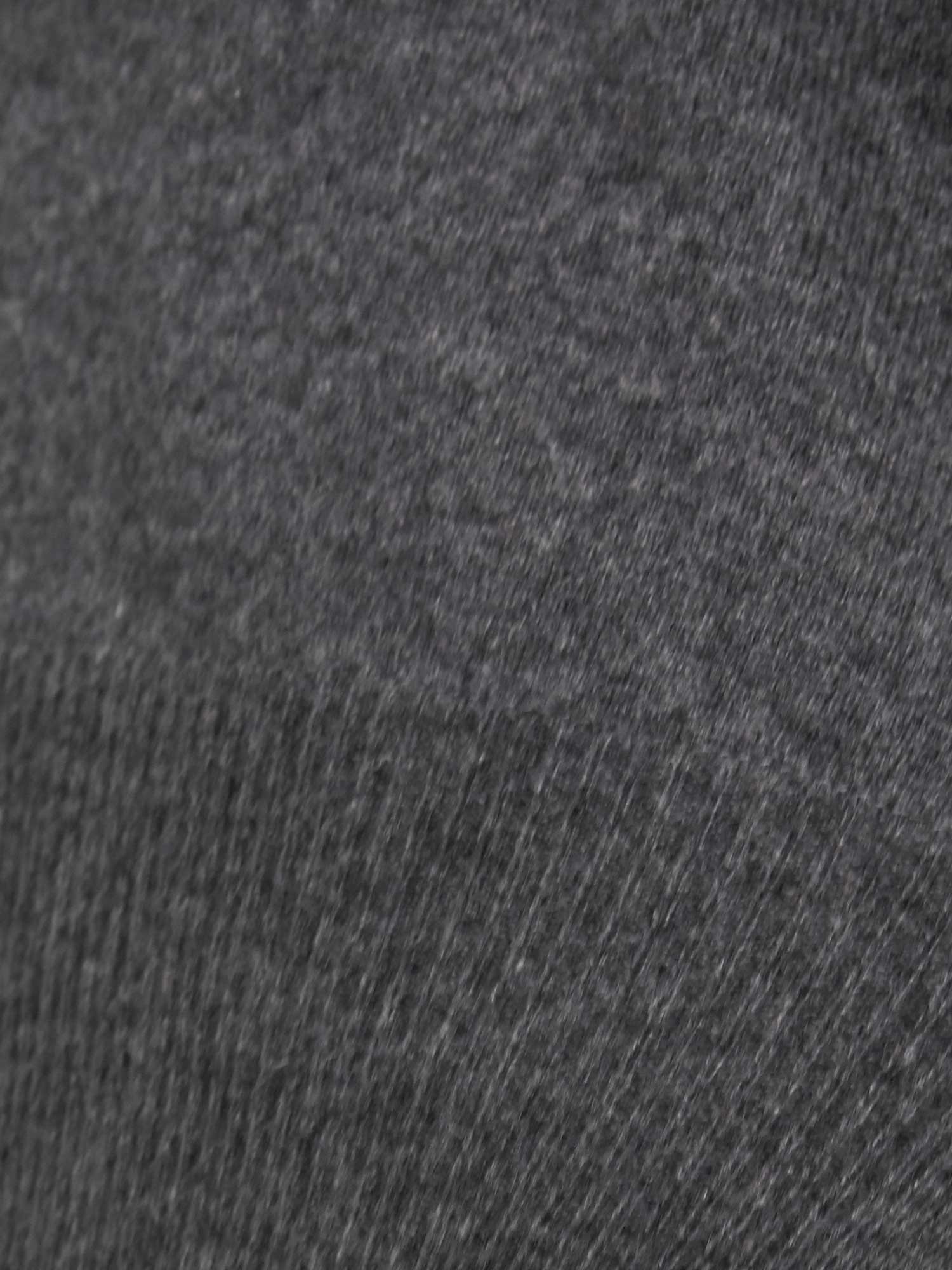 Dark grey lace layered v-neck sweater close up 2