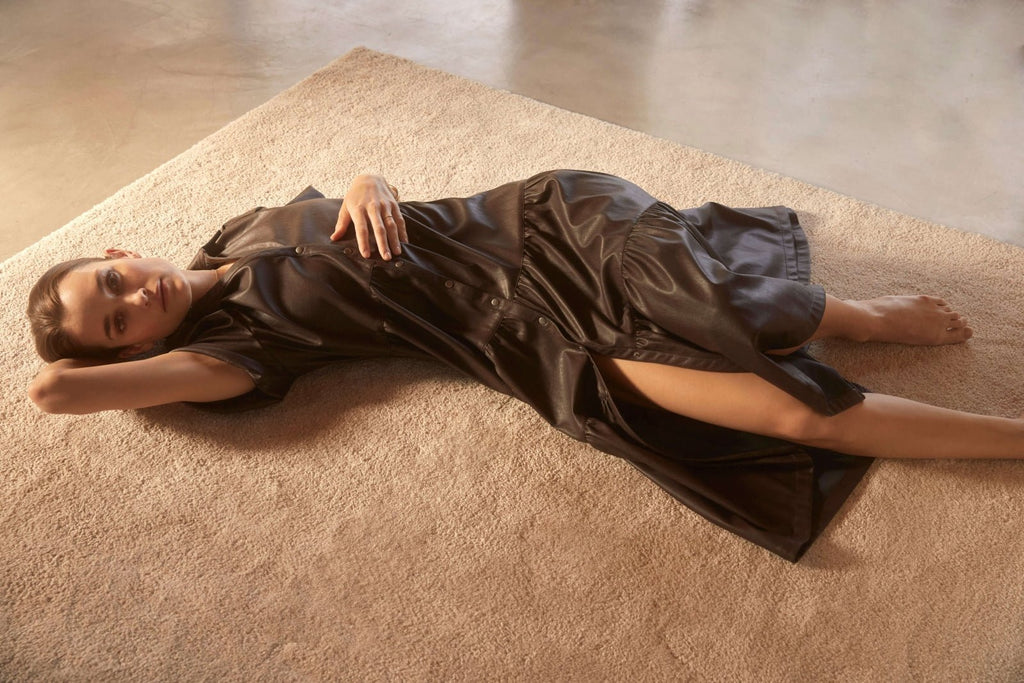 brochu walker vegan leather dress Faux Favorites & Style Tips Essential Layers