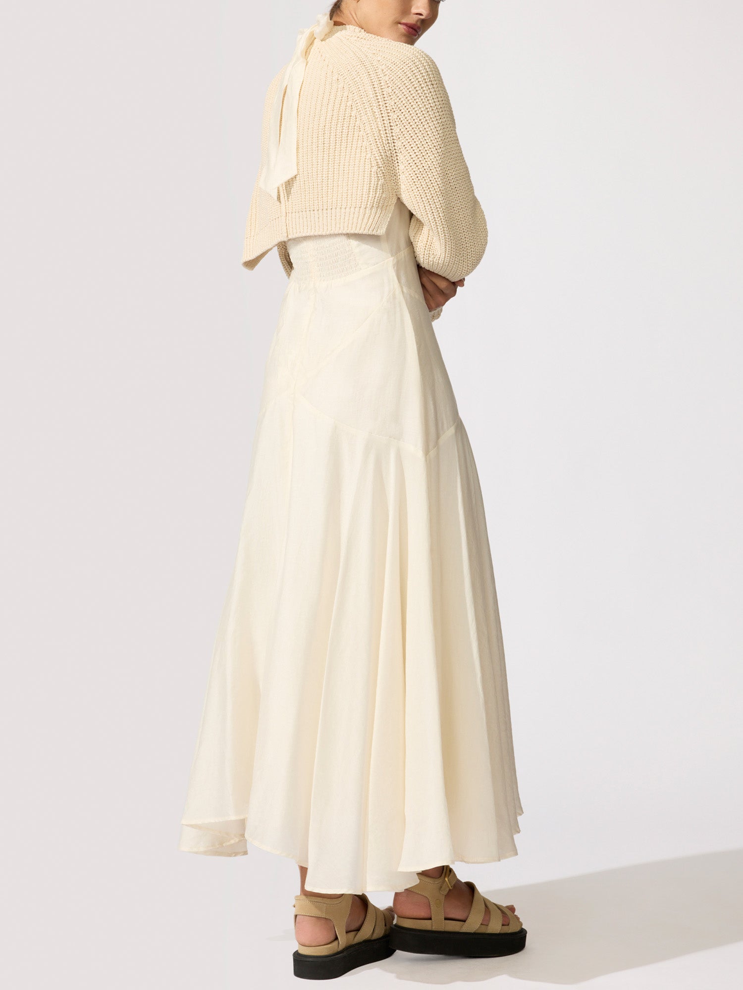 Women's Aida Petite Shrug in Ecru | Brochu Walker L