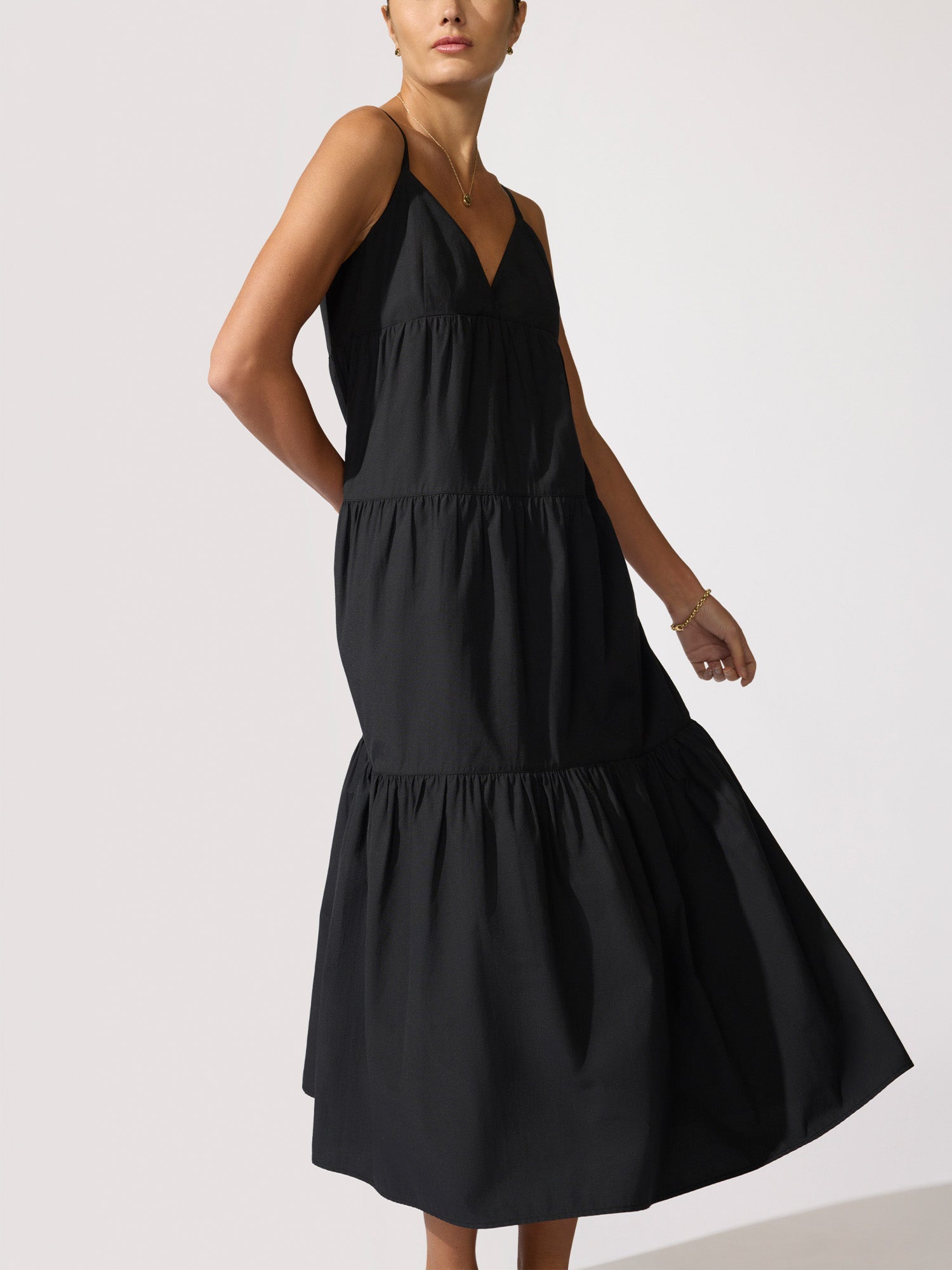 Women's Serra Dress in Black Onyx | Brochu Walker L