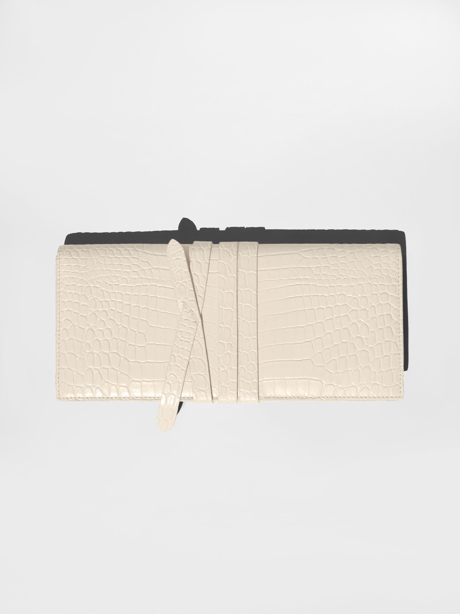 The Bridle Croco Leather Shoulder Pochette