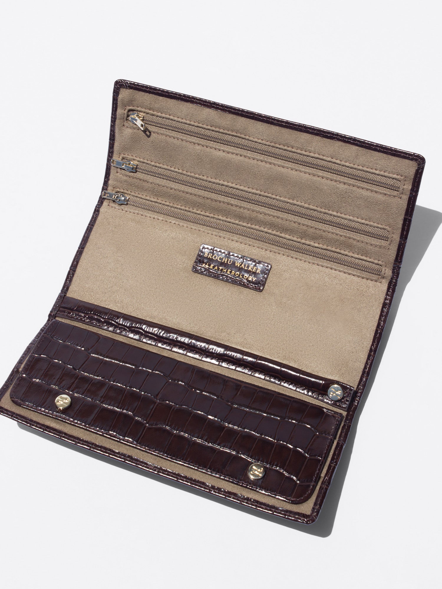 The Jewelry Croco Travel Roll