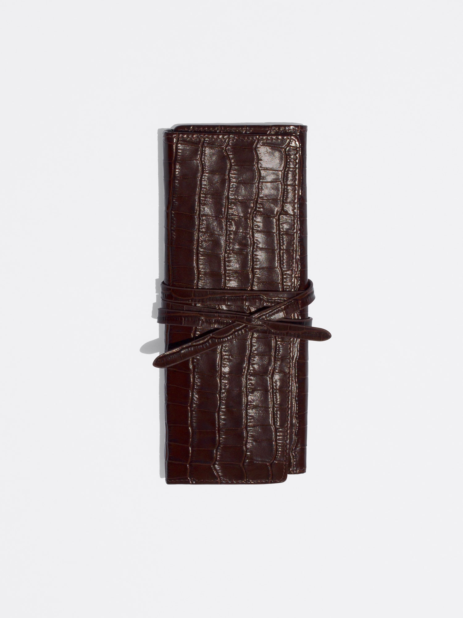 The Jewelry Croco Travel Roll