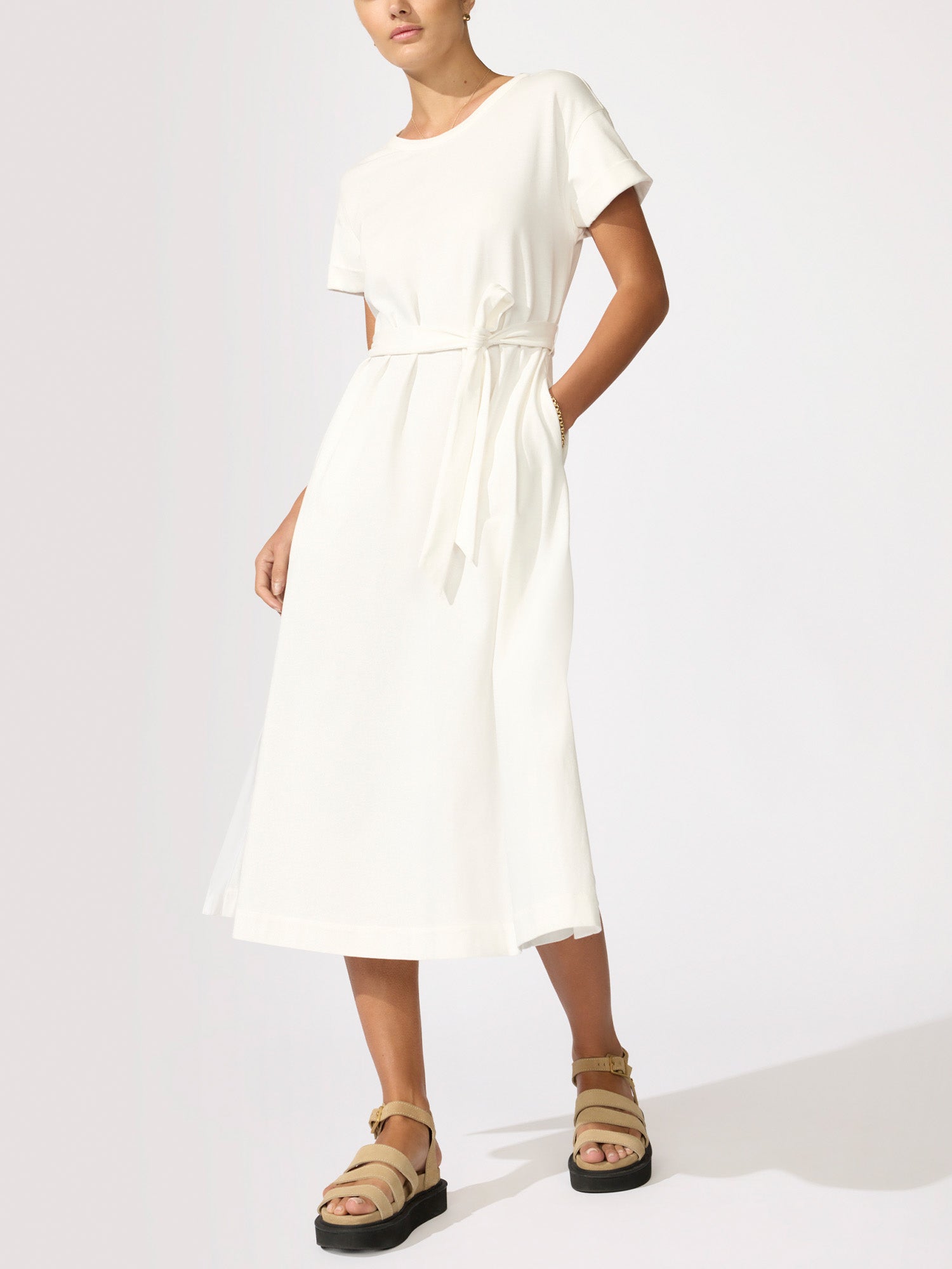 Women's Marah Dress in Ivory | Brochu Walker L | Ivory Women's Marah Dress in Ivory | Brochu Walker L | Ivory