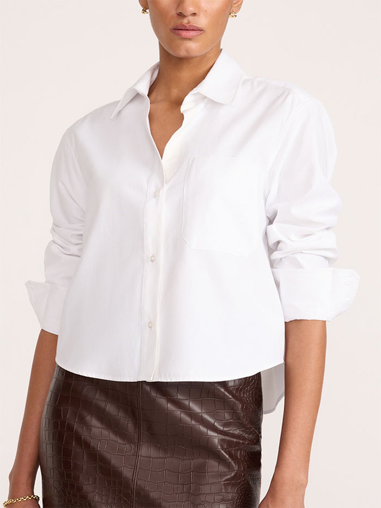 The Everyday Cropped Shirt