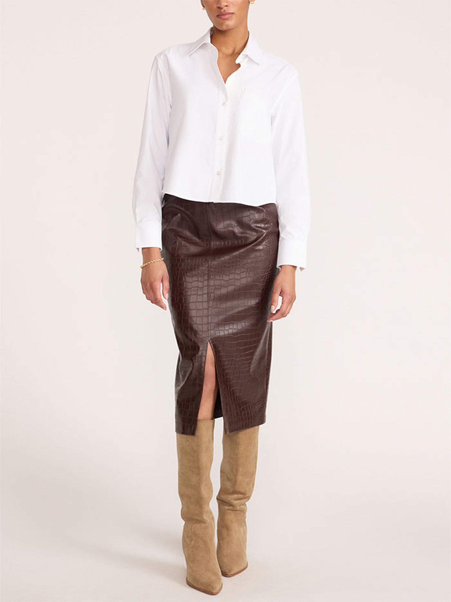 The Everyday Cropped Shirt