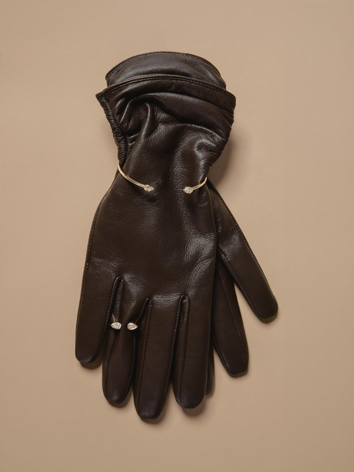The Gia Leather Gloves, image 6 of 6