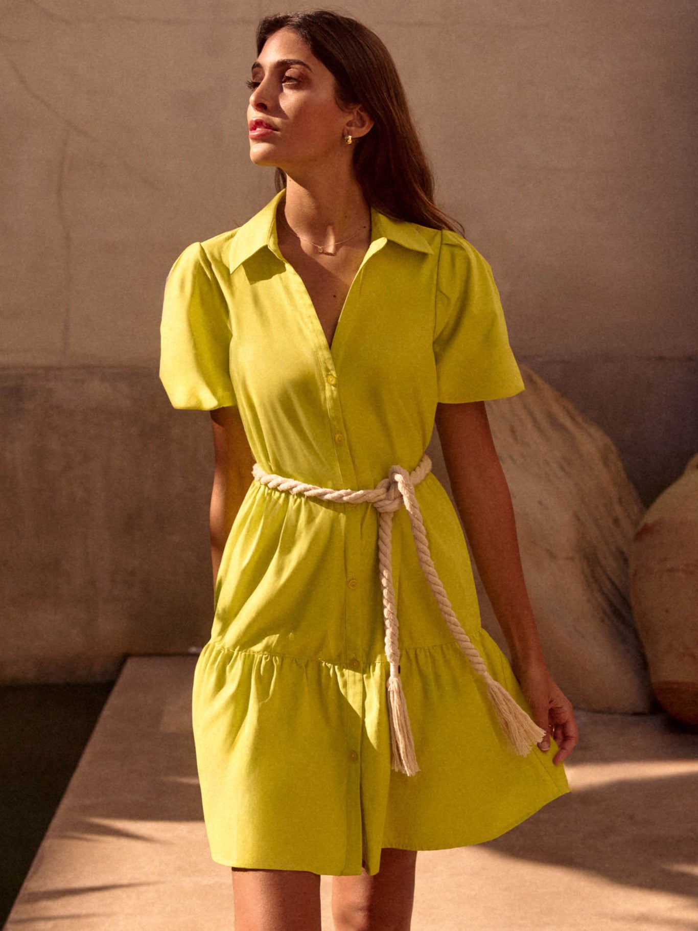 Women's Rope Belt in Natural