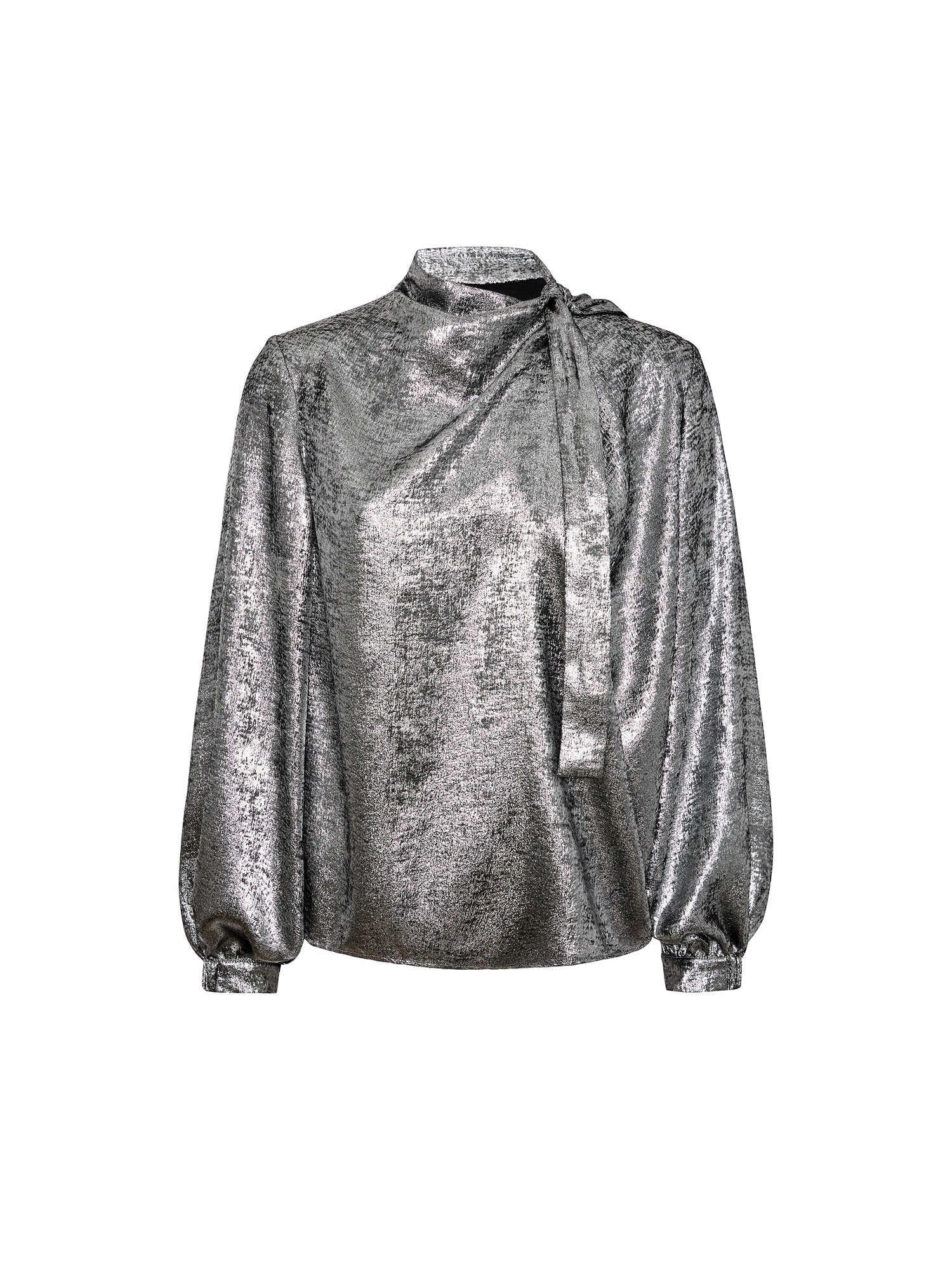 Women's Arlo Blouse in Obsidian Metallic | Brochu Walker