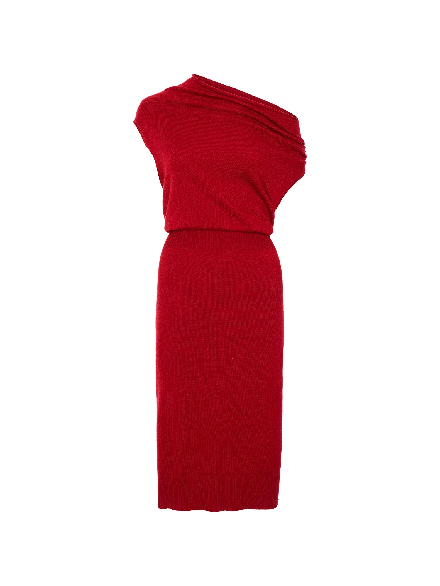 Women's Lori Sleeveless Cashmere Dress in Crimson | Brochu Walker