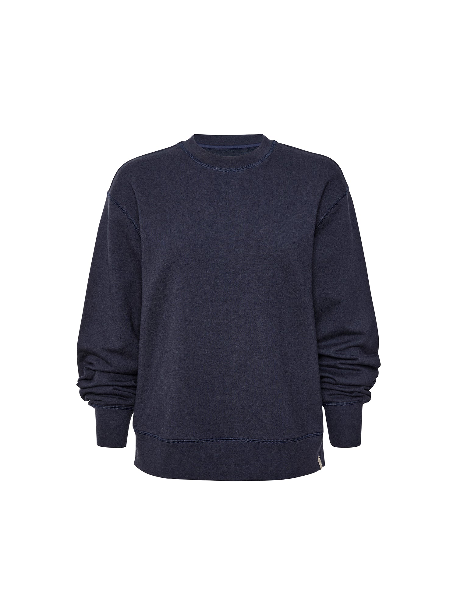 Women's Cashmere Crewneck Sweater in Navy | Brochu Walker