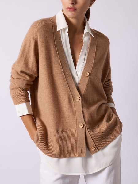 Brown Layered Cardigan Women'S | Brochu Walker