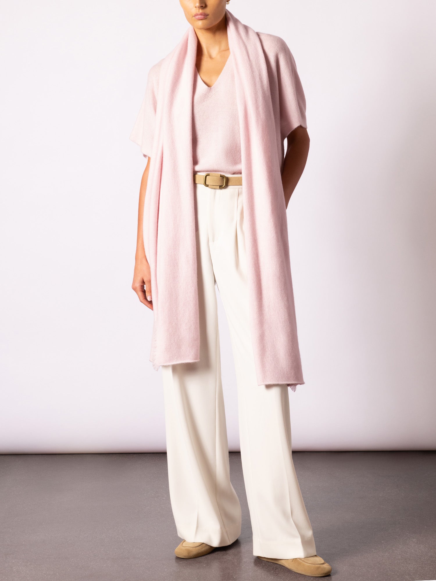 The Cashmere Fringe Wrap