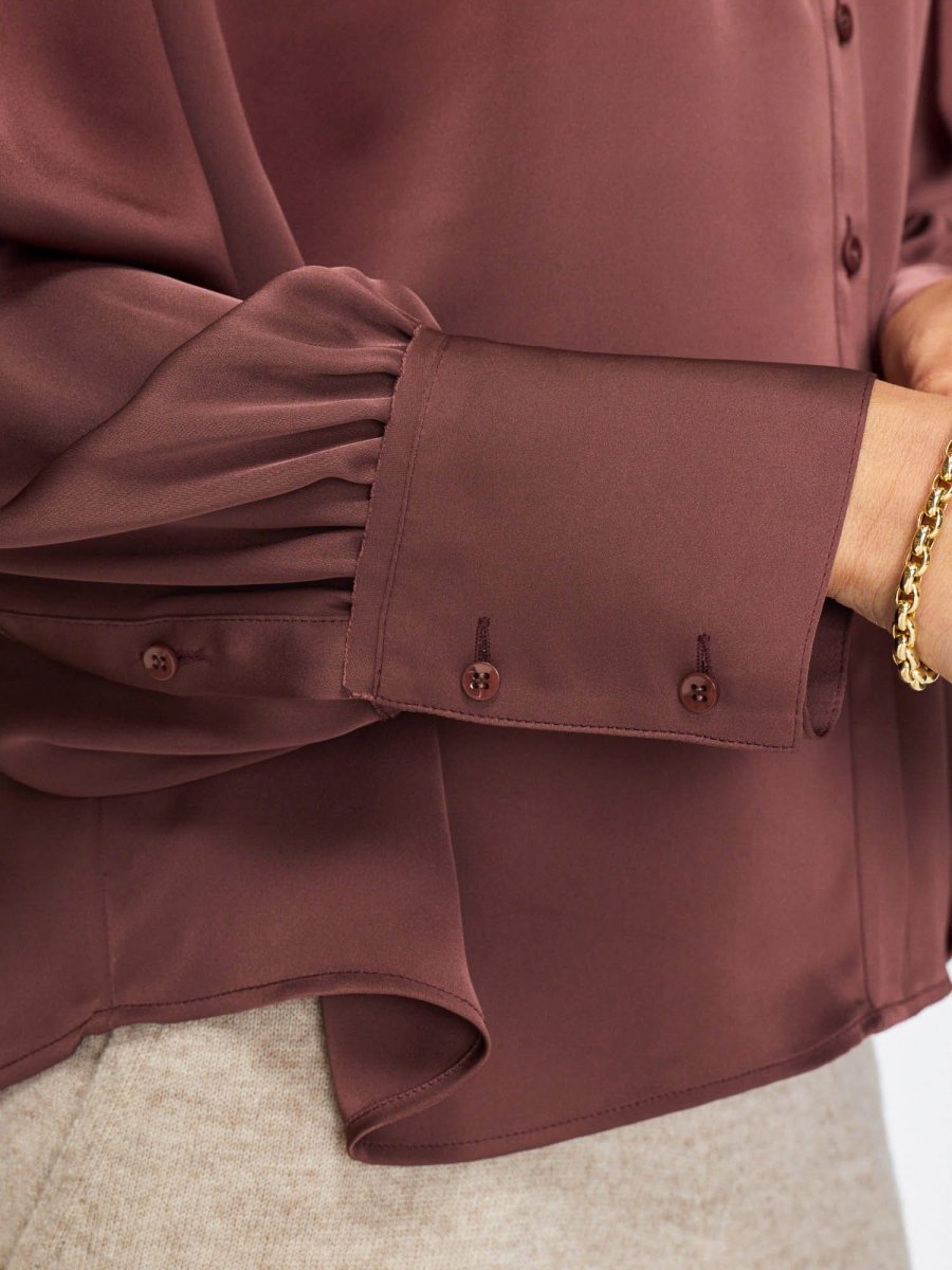 Cordovan Blouse Vegan Leather | Brochu Walker