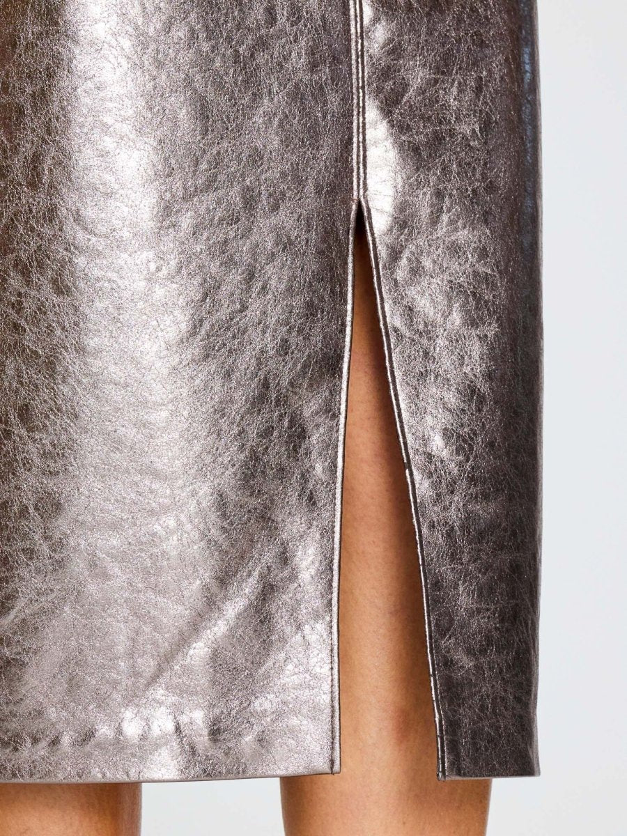 Women's Esme Metallic Skirt in Mica Metallic | Brochu Walker