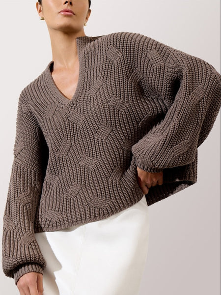 Brume Cable Pullover Luxury | Brochu Walker