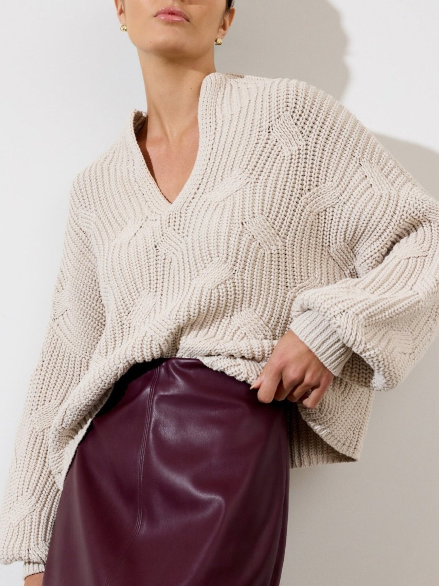 The Grayson Cable Pullover