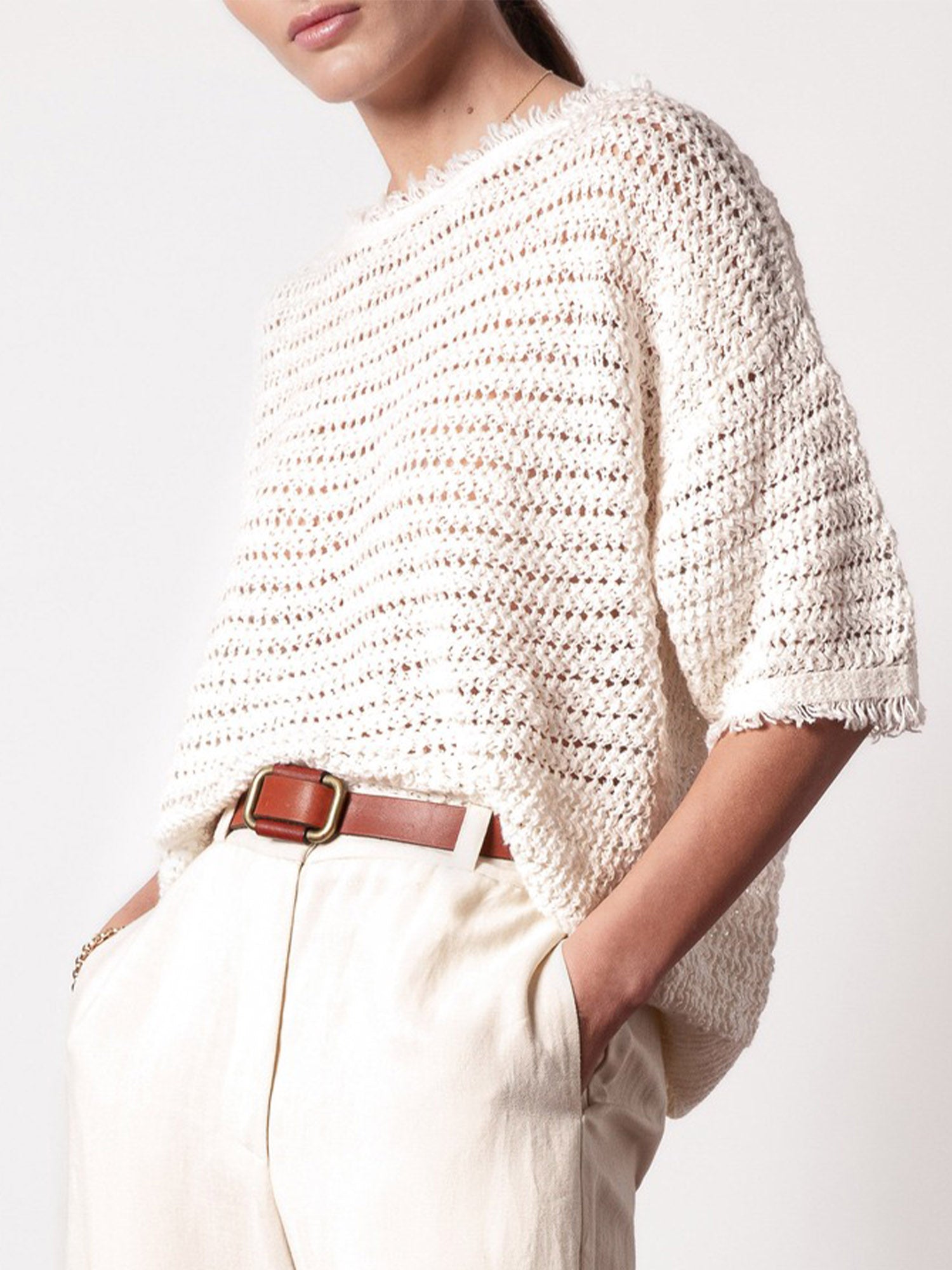 The Simi Fringe Pullover