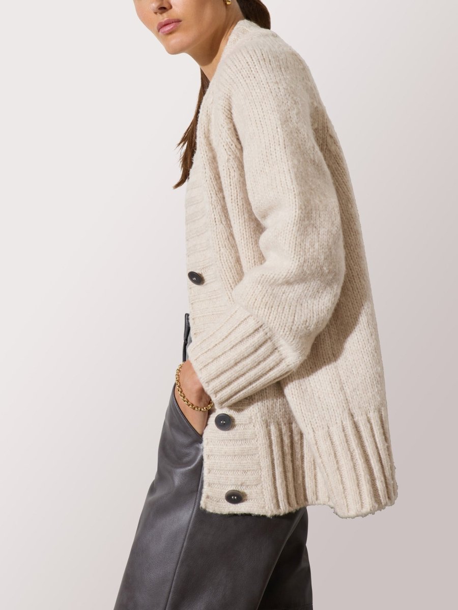 Women's Cassian Cardigan in Haze Mélange | Brochu Walker