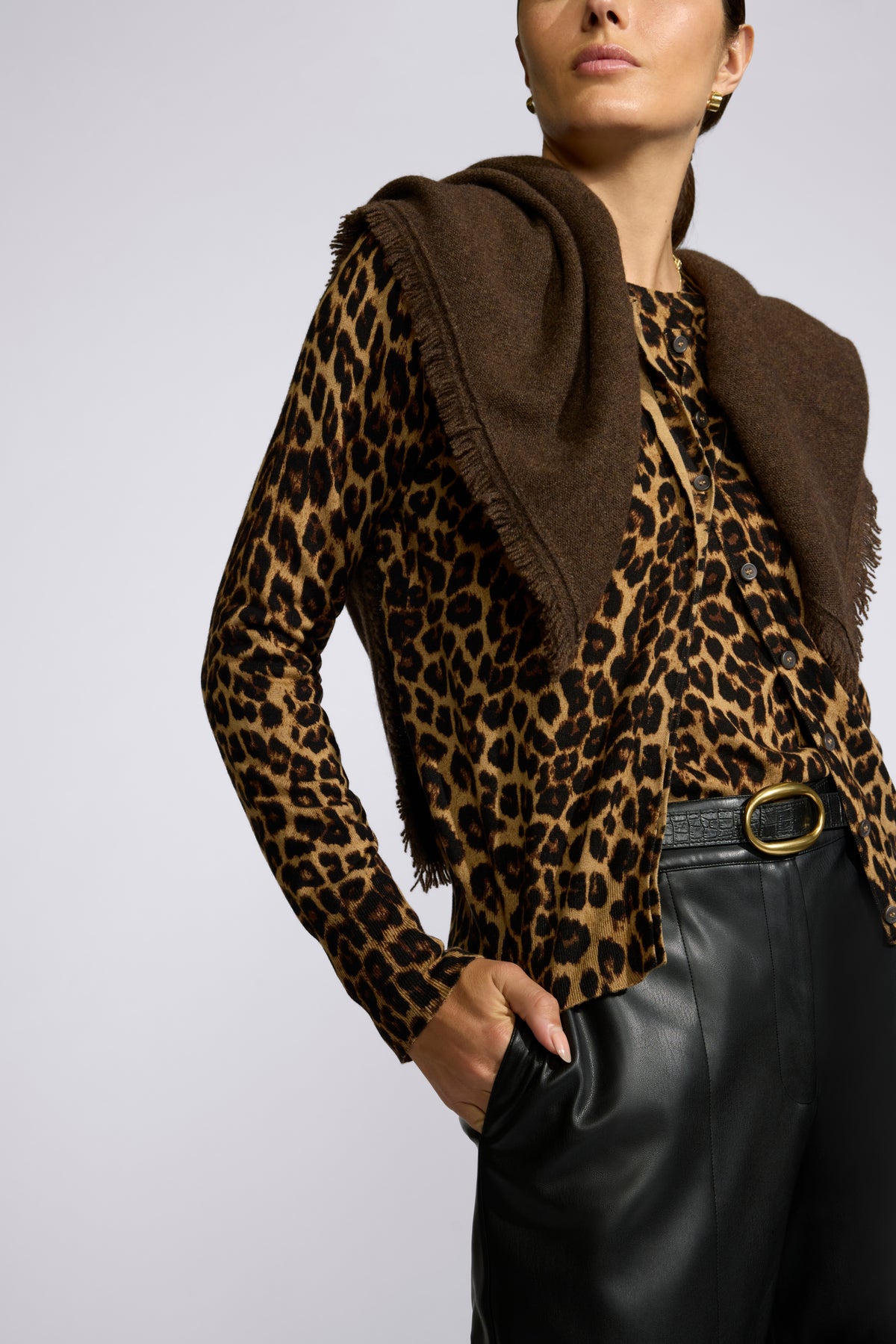 The Cashmere Fringe Shoulder Square, image 4 of 5