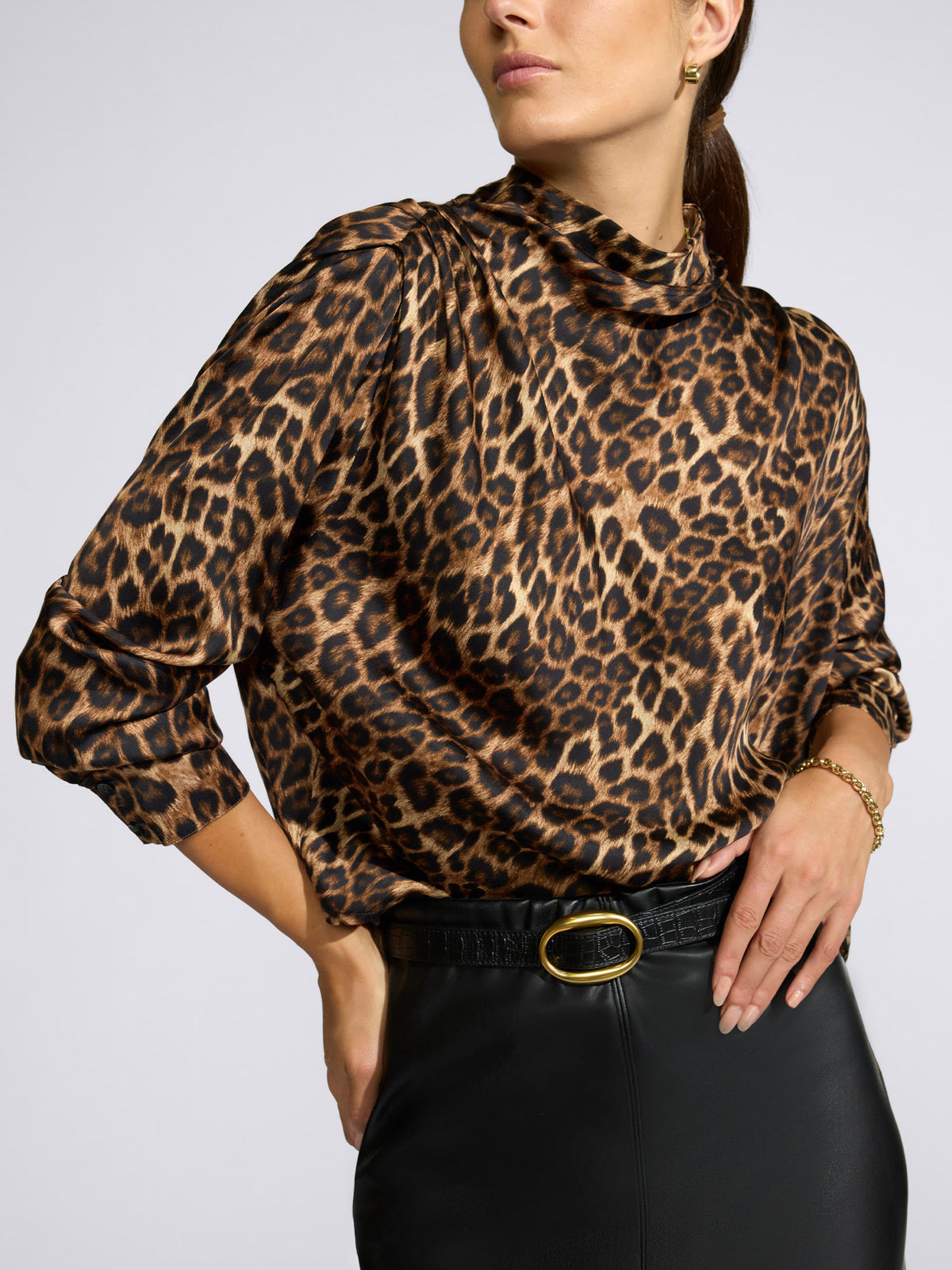 The Annalise Blouse in Kalahari Combo