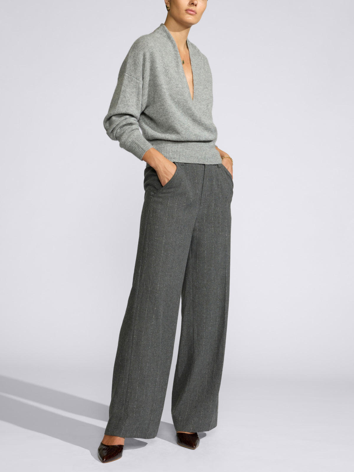 The Astrid Wrap Cashmere Pullover, image 9 of 9