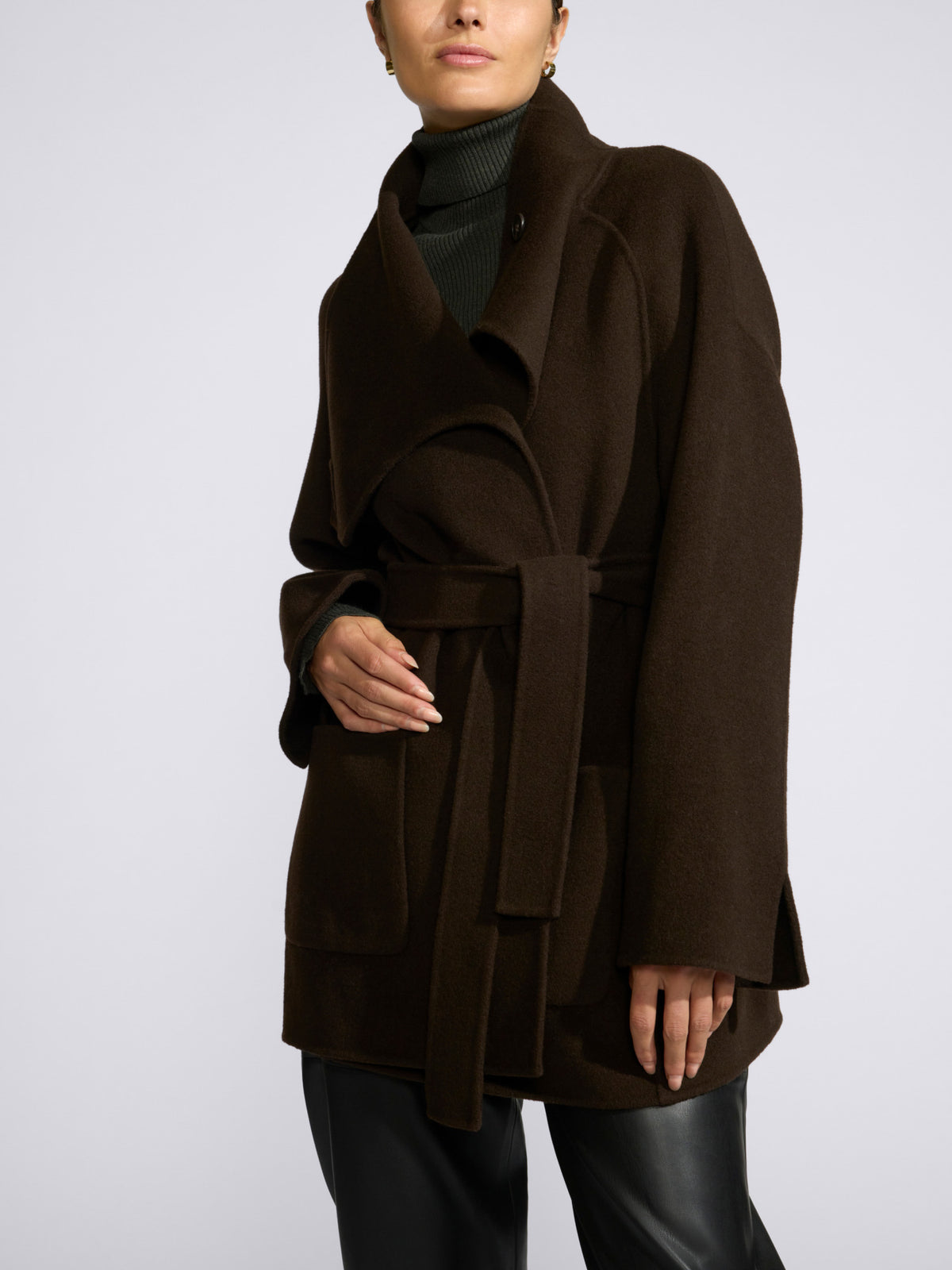 The Blake Coat in Carob