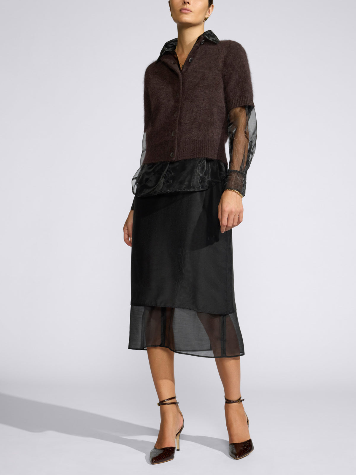 The Brushed Cashmere Rhea Cardigan, image 4 of 4