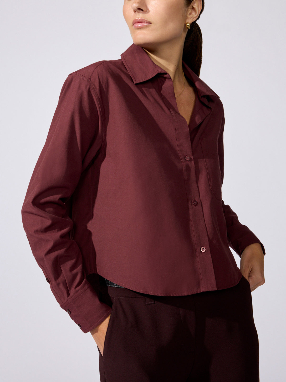 The Everyday Cropped Shirt