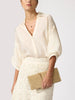 The Bridle Suede Pochette Clutch