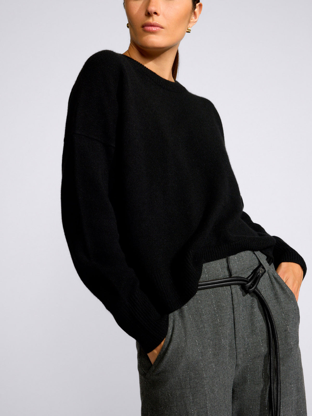 The Everyday Cashmere Bright Crew, image 4 of 4