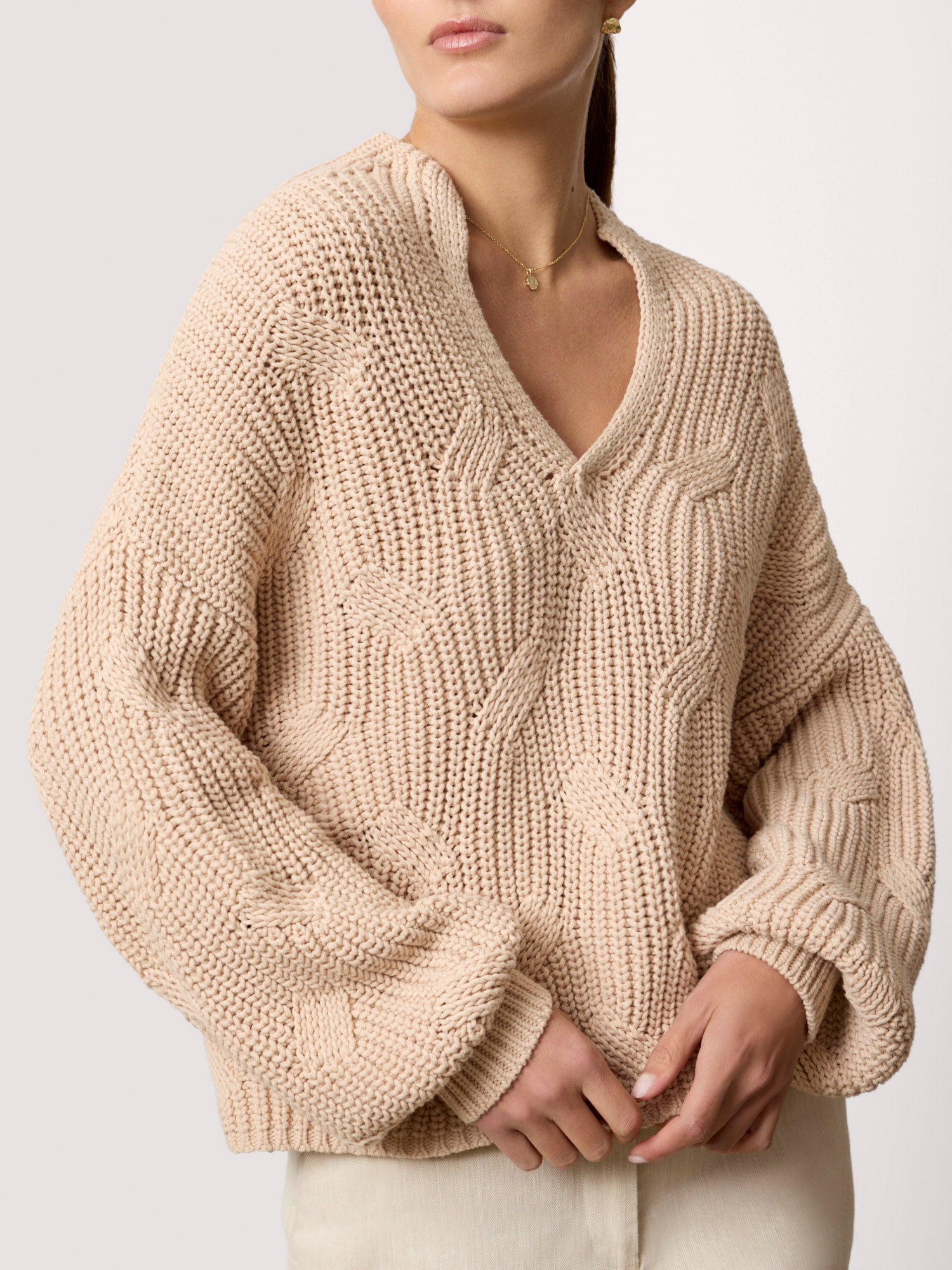 The Grayson Cable Pullover