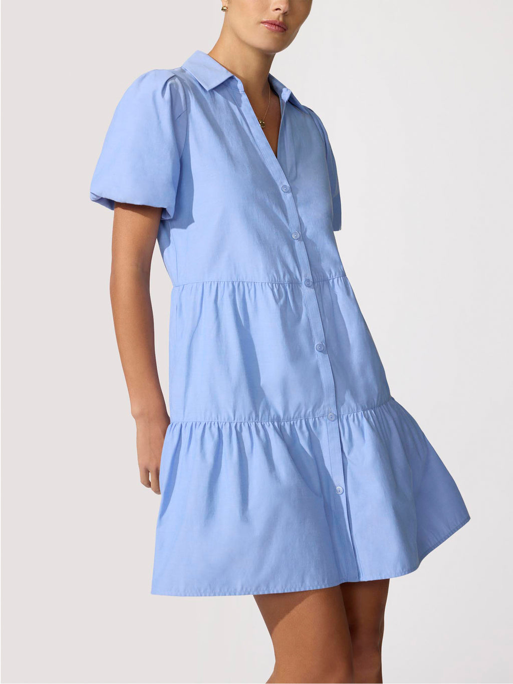 Women's Havana Mini Dress in Chambray | Brochu Walker S