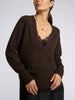 The Lace Vee Looker Pullover