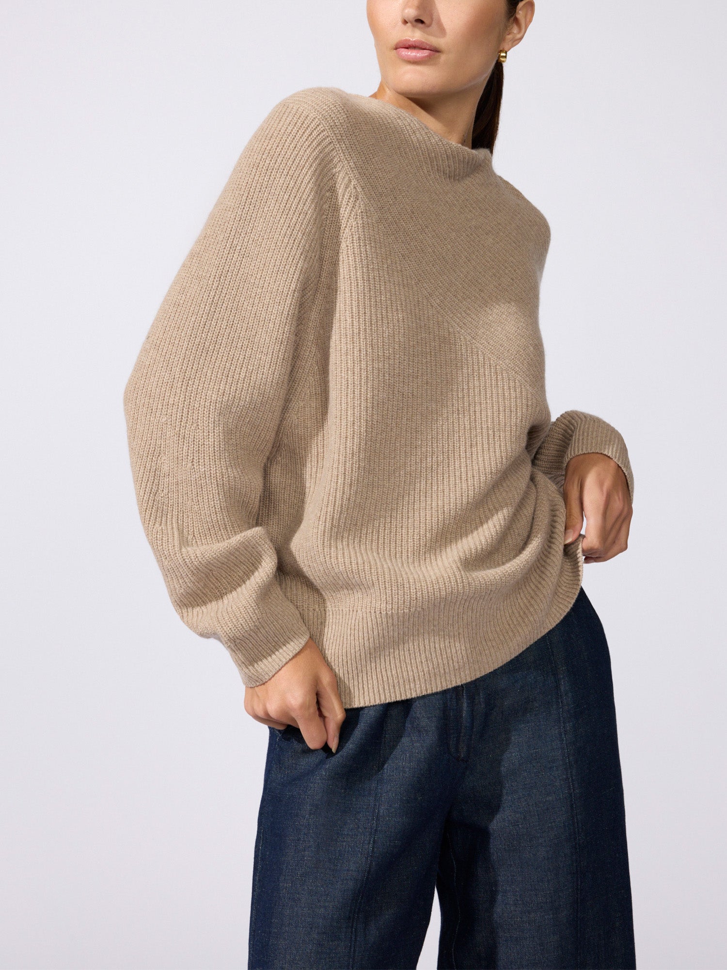 Women's Leith Pullover in Fawn Mélange | Brochu Walker