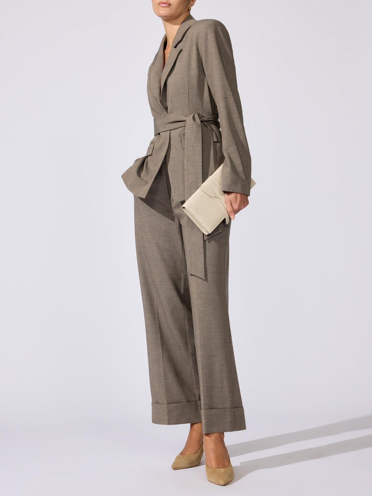 The Bridle Croco Leather Shoulder Pochette, image 8 of 8