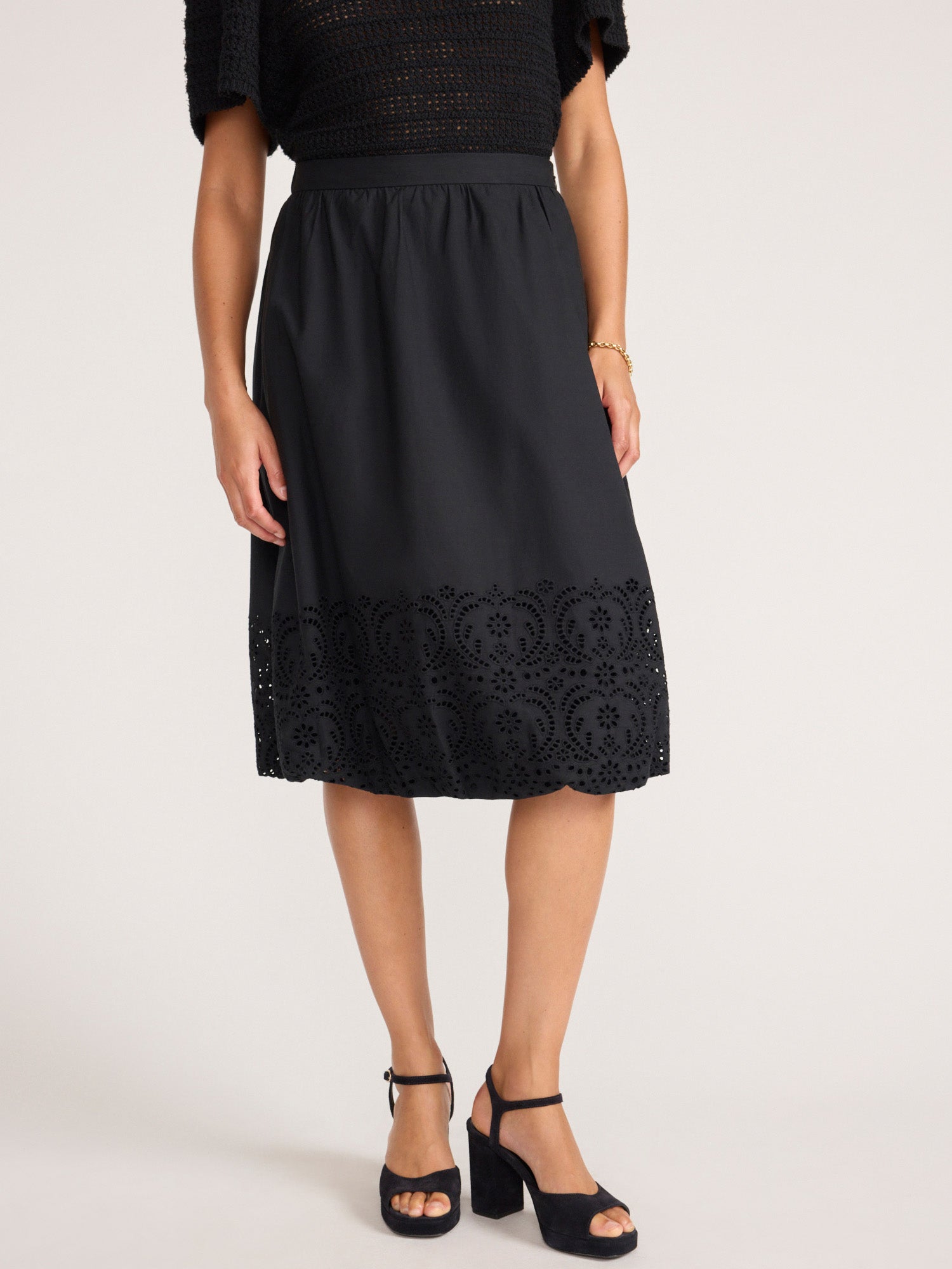 The Loti Eyelet Bubble Skirt