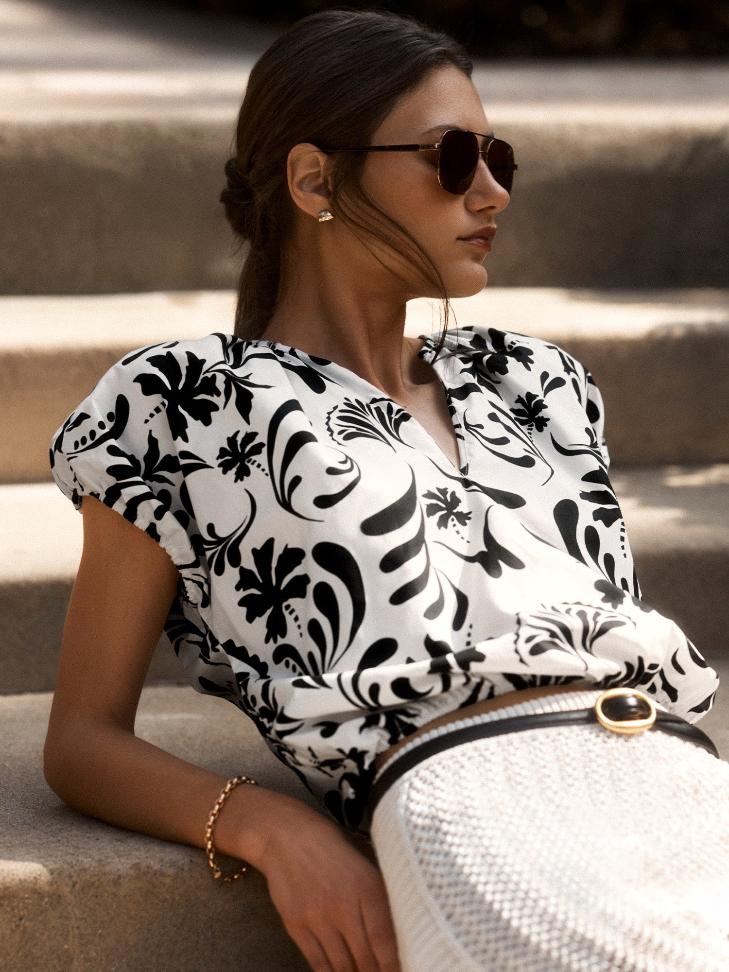 The Louie Printed Top