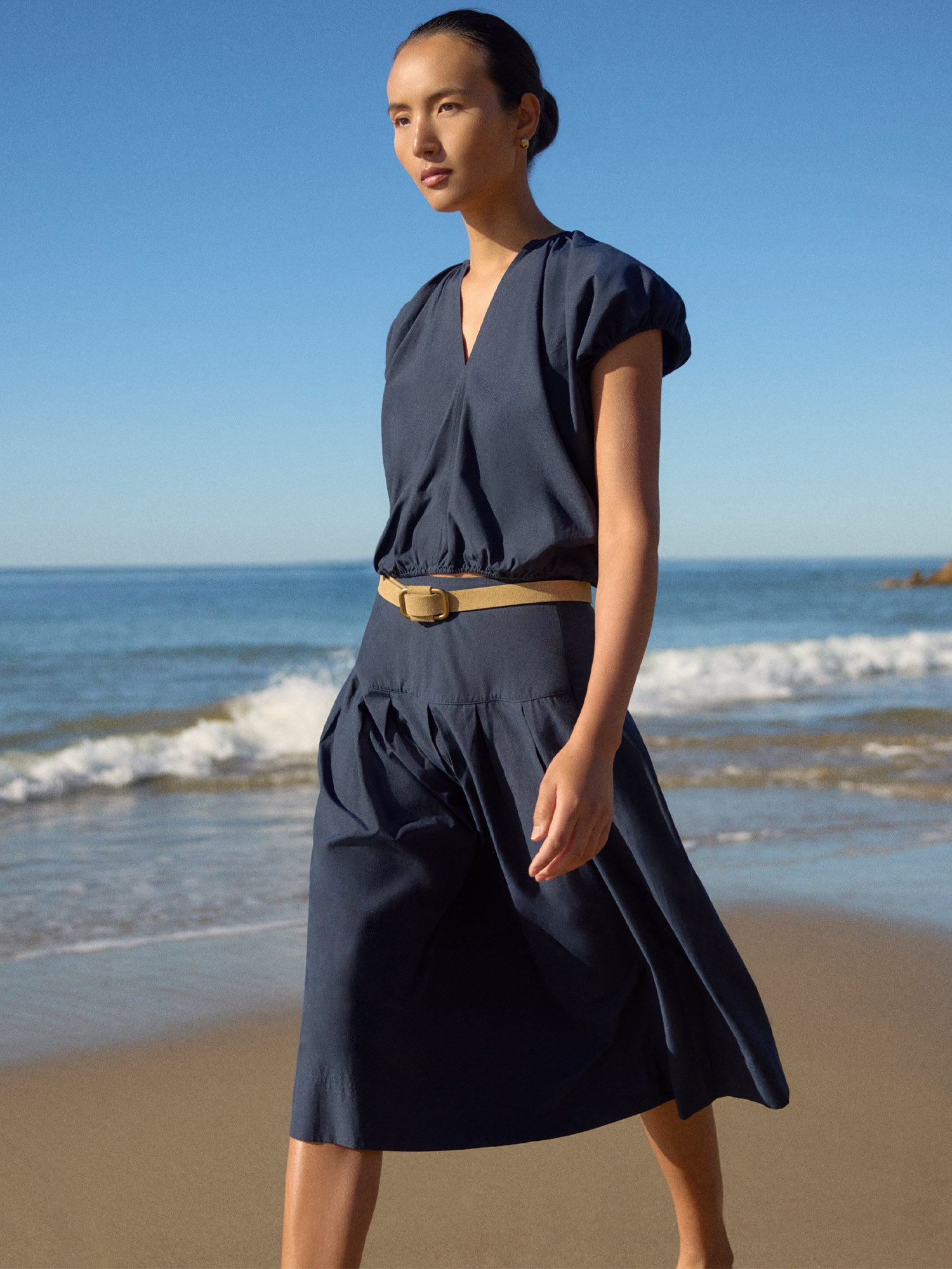 jcp navy blue dress Women's Margot Skirt in Navy | Brochu Walker L